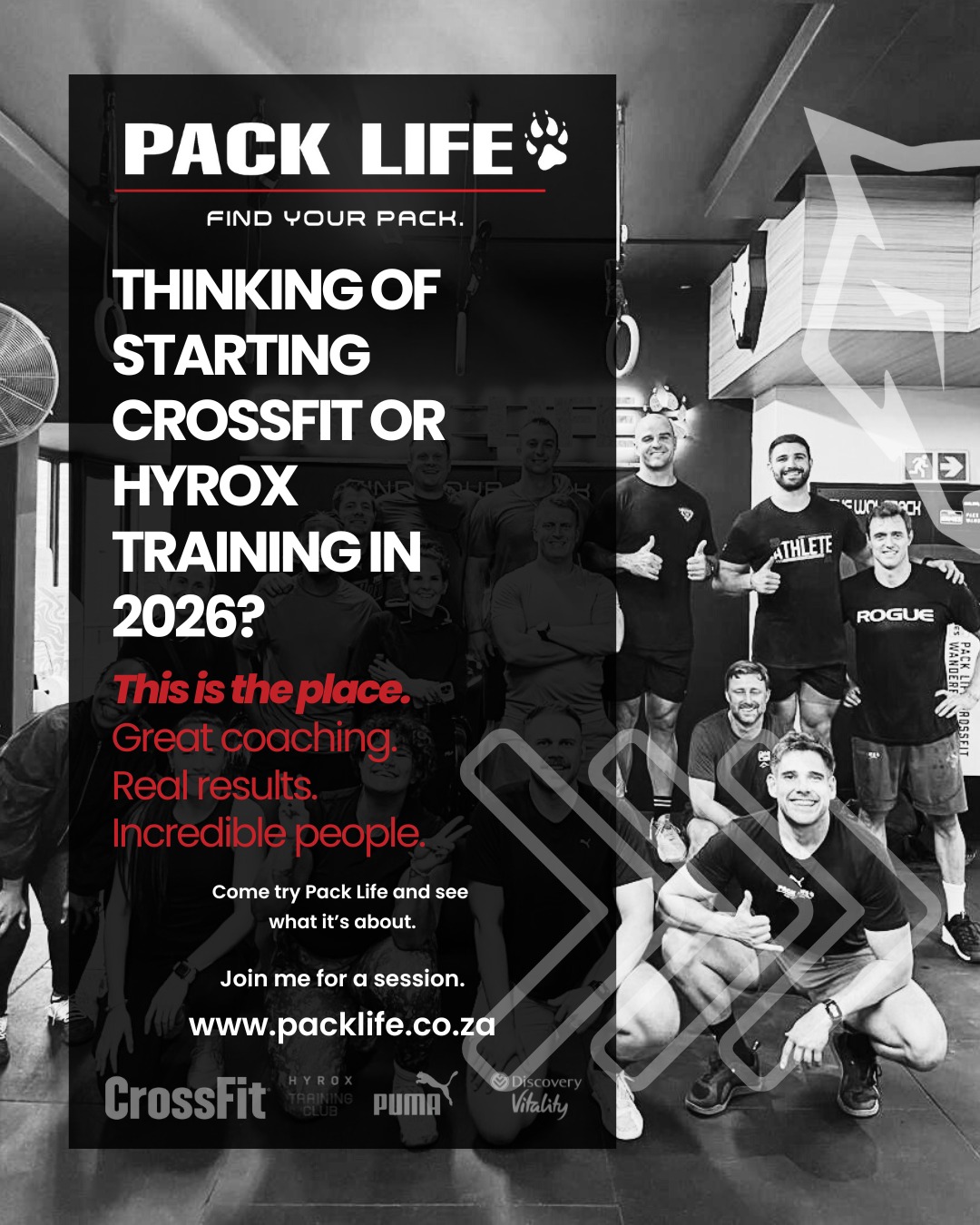 Pack Life Fitness Facebook ad