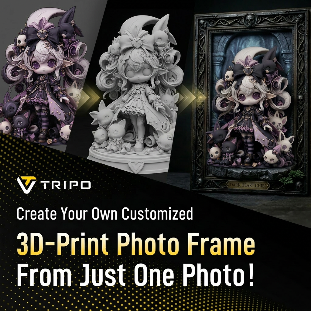 Tripo 3D Facebook ad