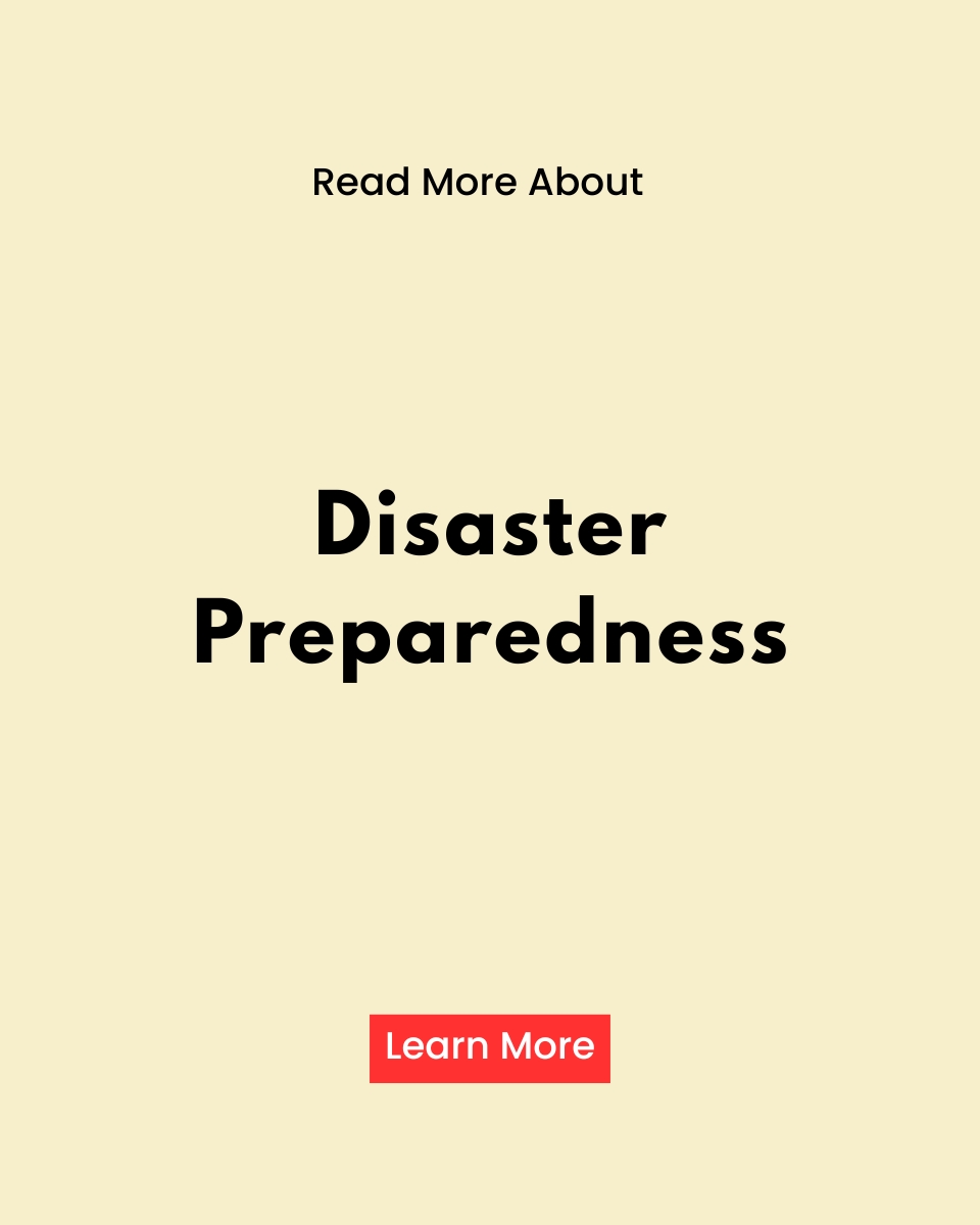 Knowledge Nook Facebook ad: Learn About Disaster Preparedness