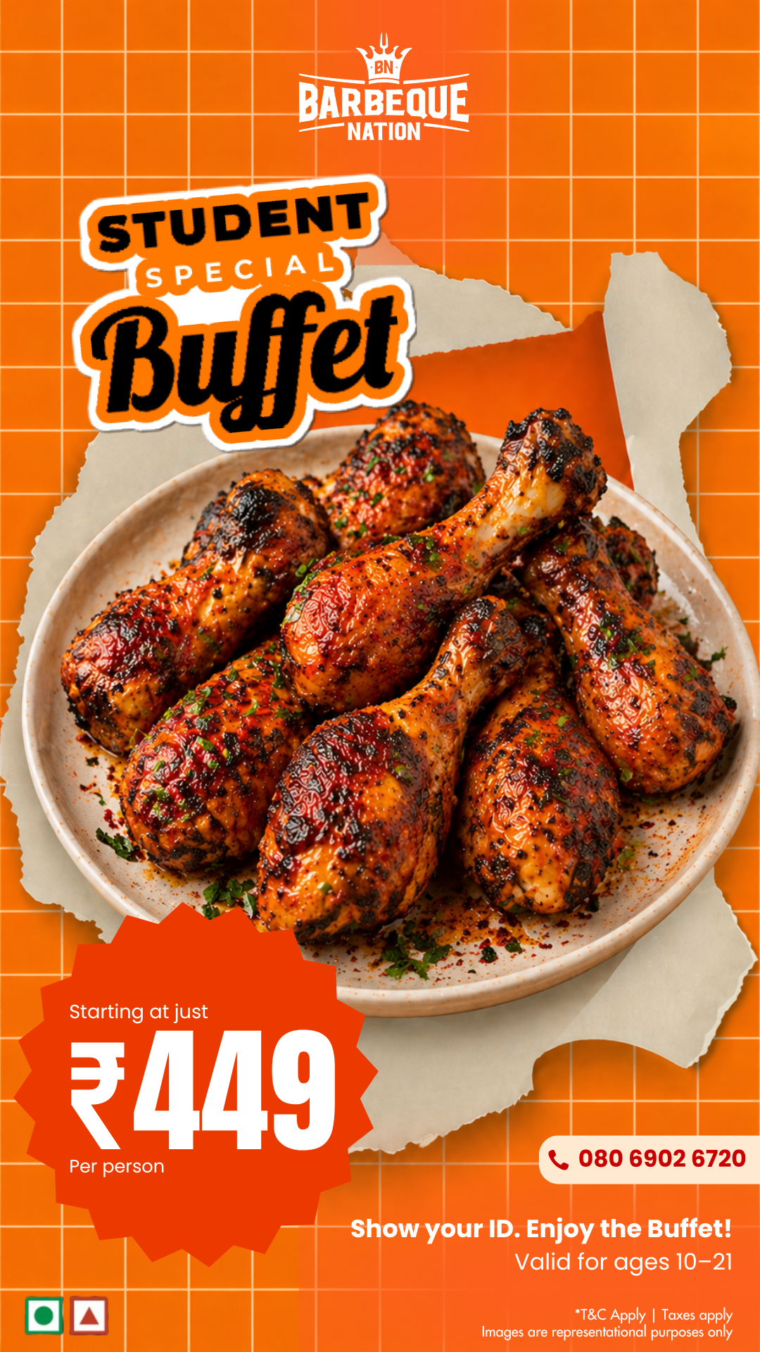 Barbeque Nation Facebook ad