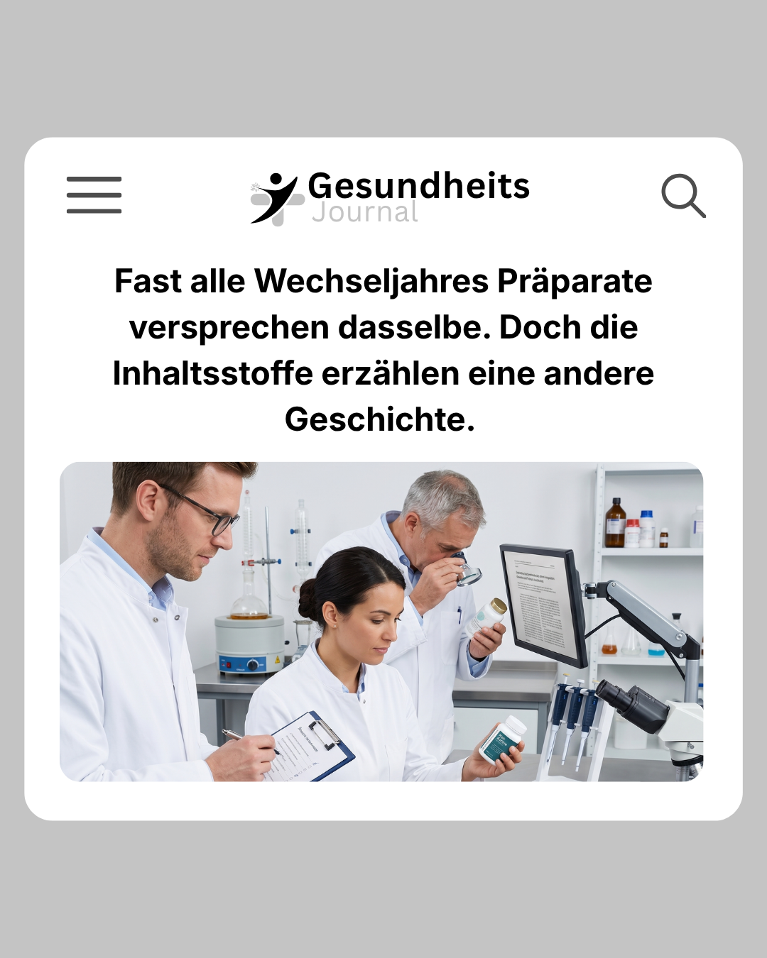 Das Gesundheits-Journal Facebook ad: Testsieger 2026
