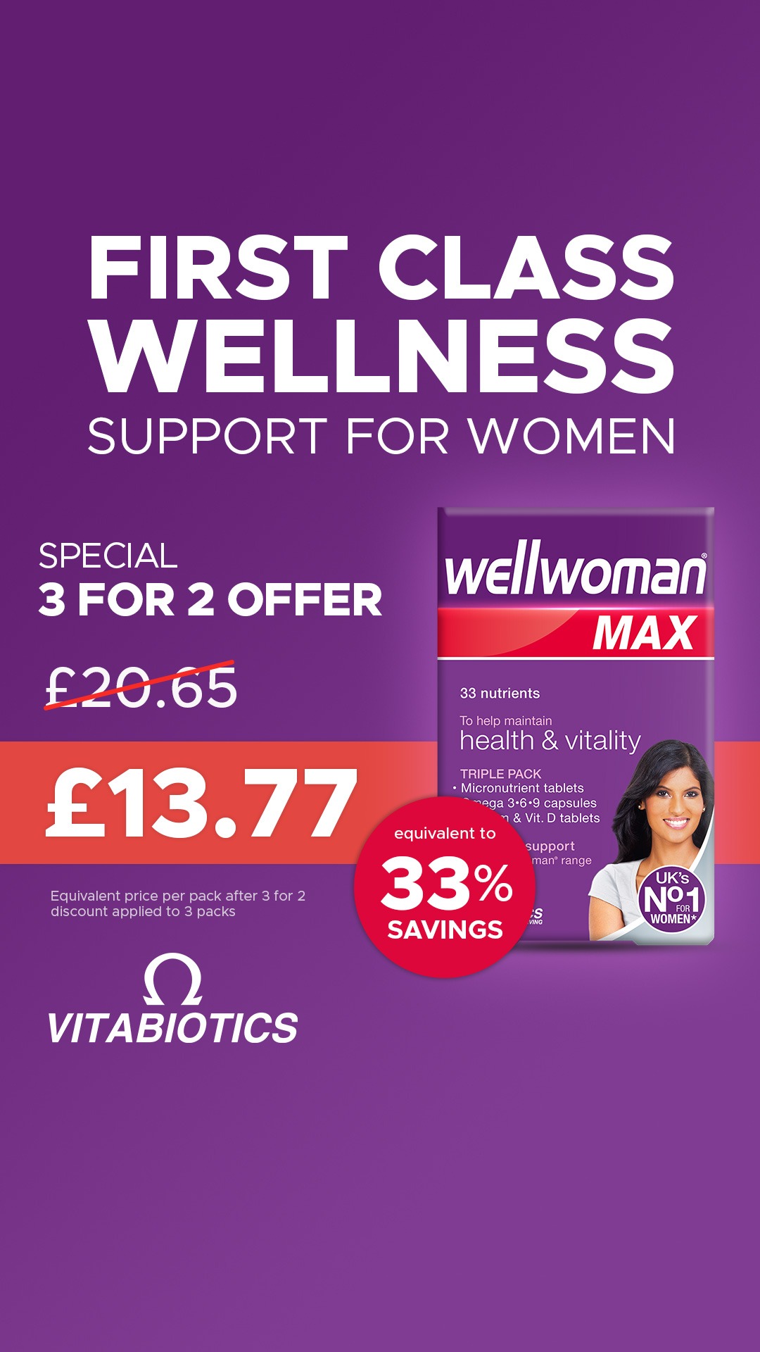 Vitabiotics Facebook ad