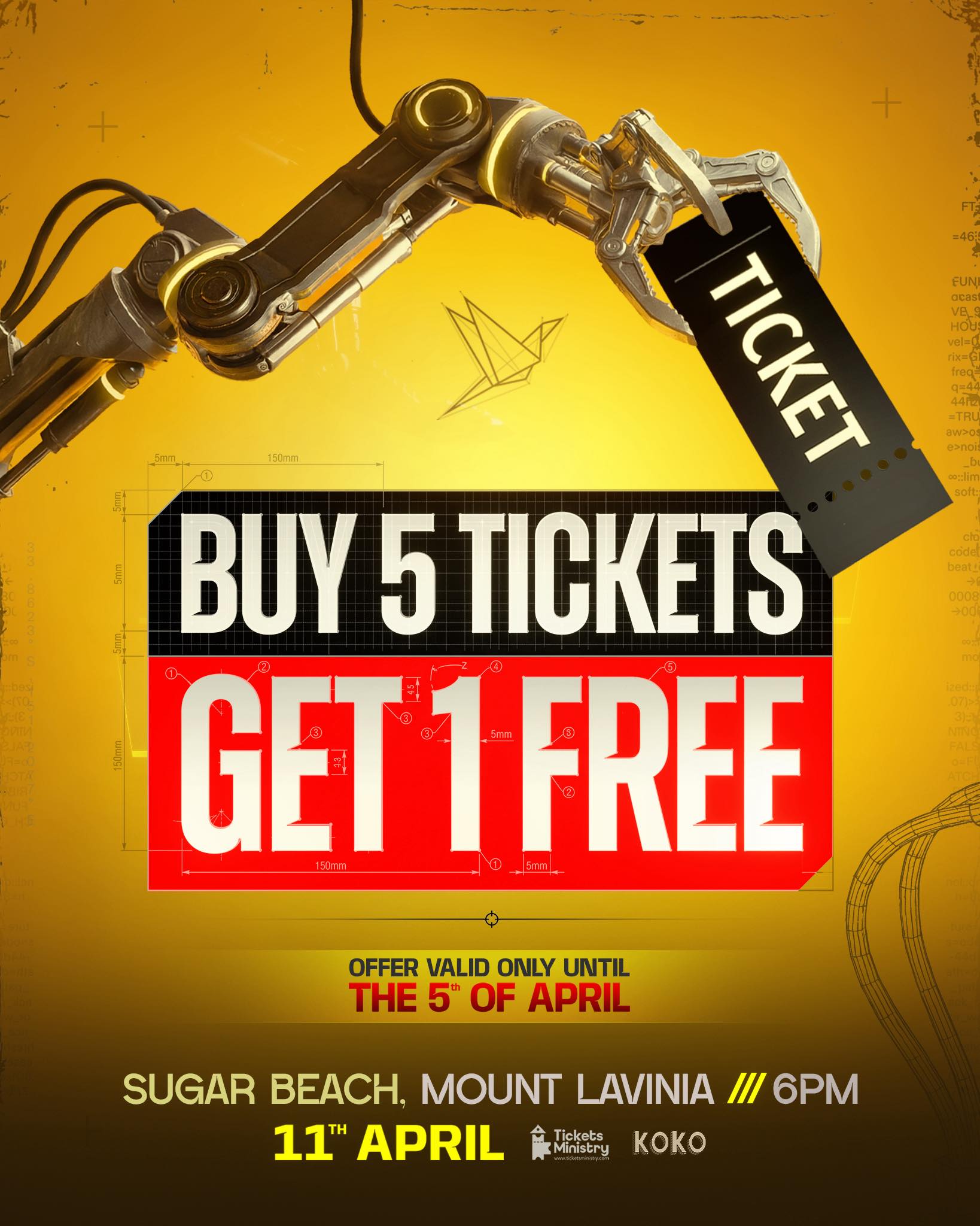 FLYING DUST Facebook ad: TicketsMinistry