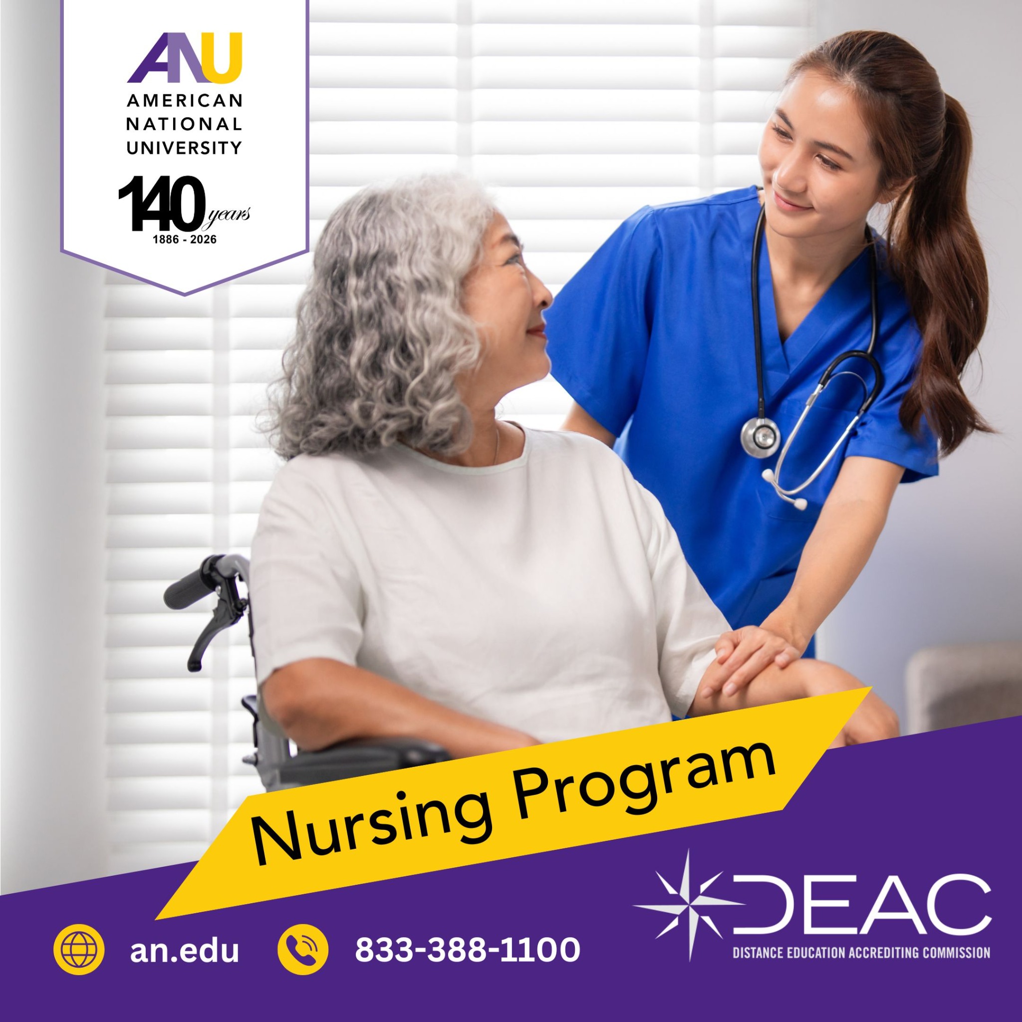 American National University Facebook ad