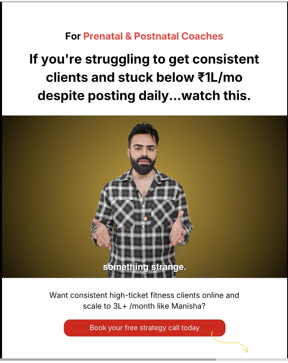Independent Online Coach  Facebook ad