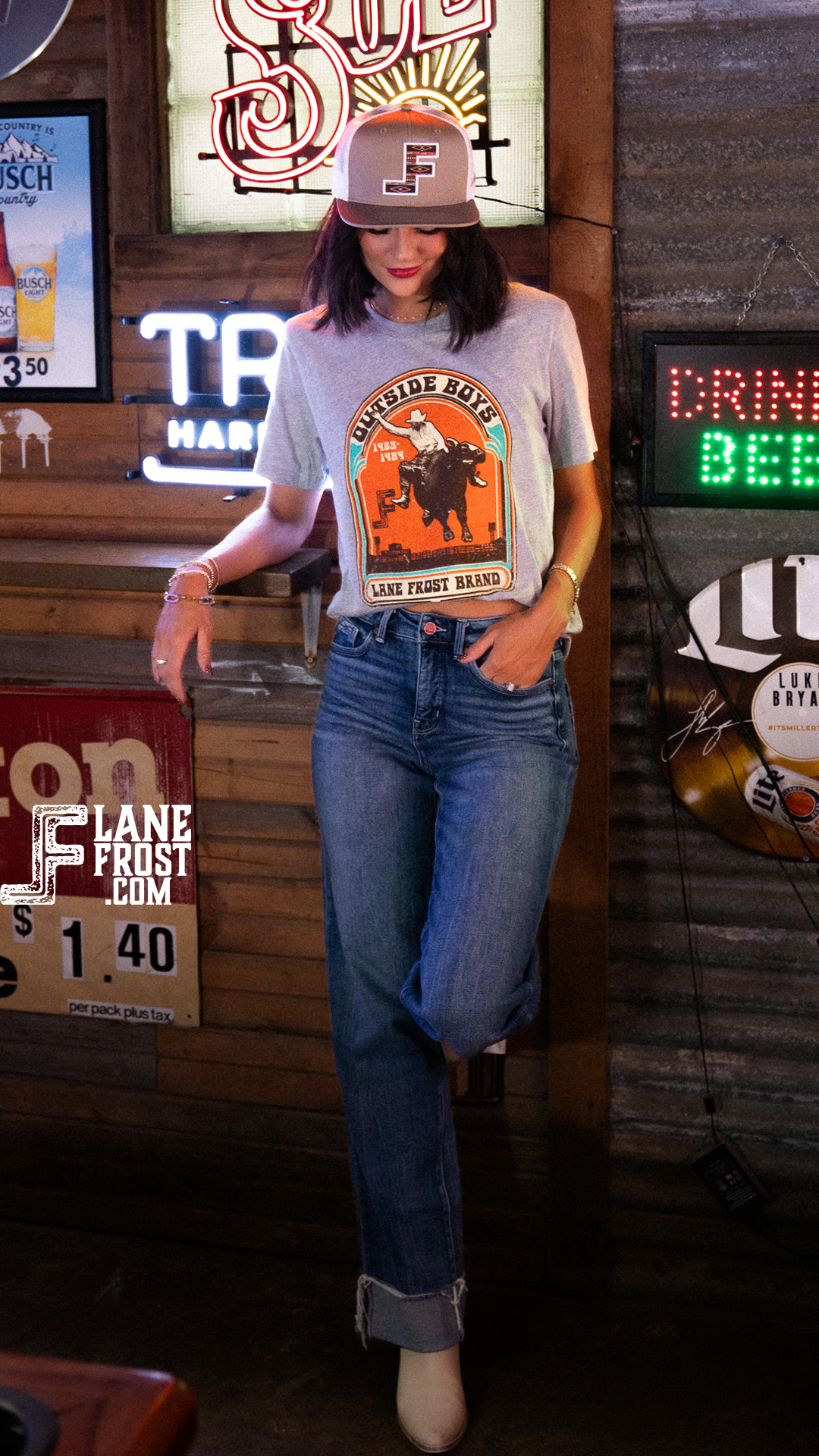 Lane Frost Apparel Facebook ad from Feb 3, 2026