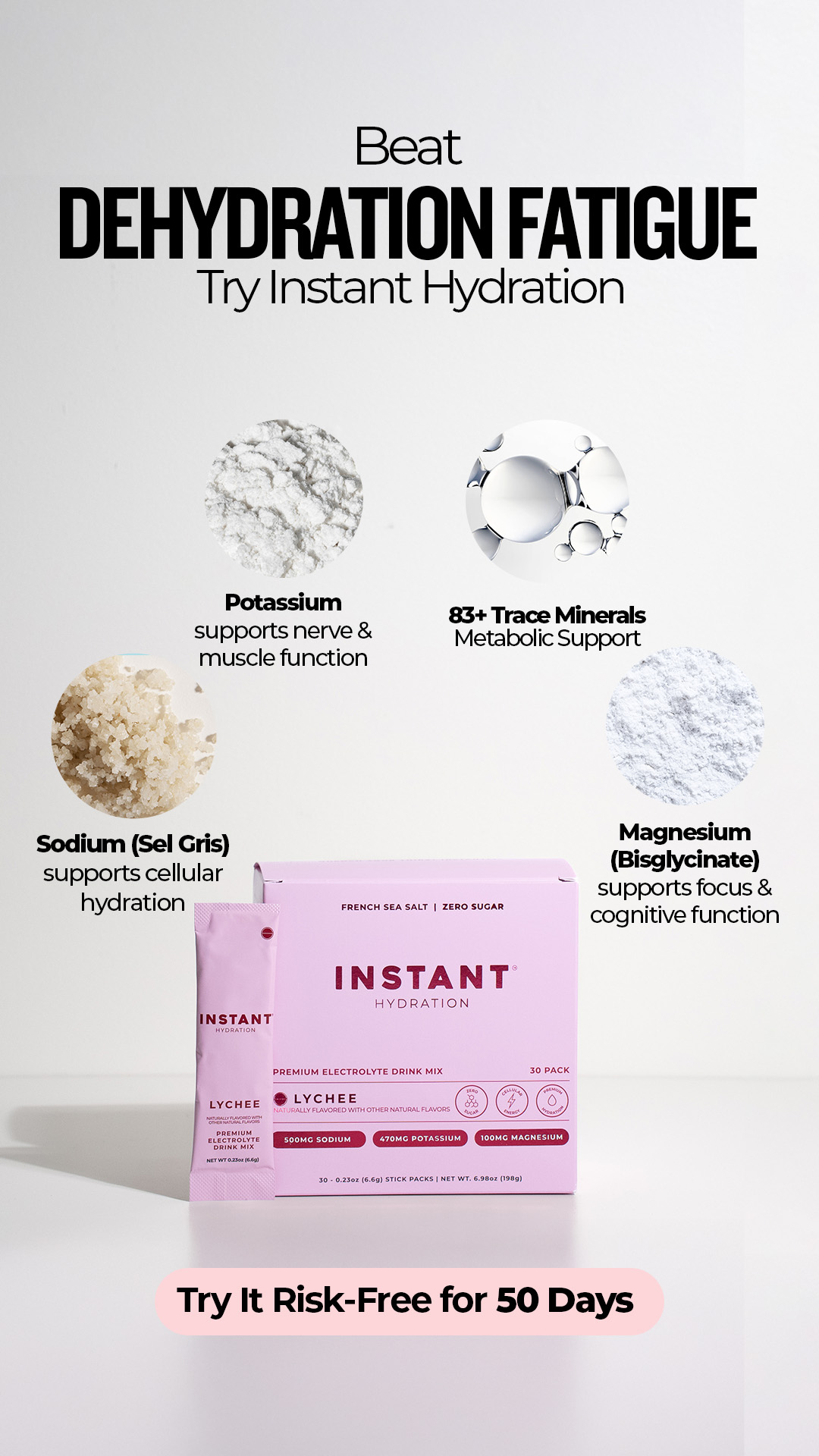 Instant Hydration Facebook ad