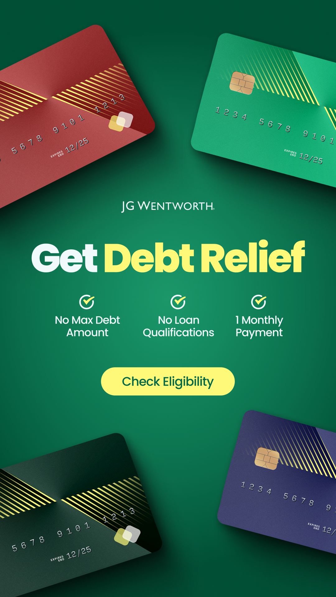 JG Wentworth Facebook ad