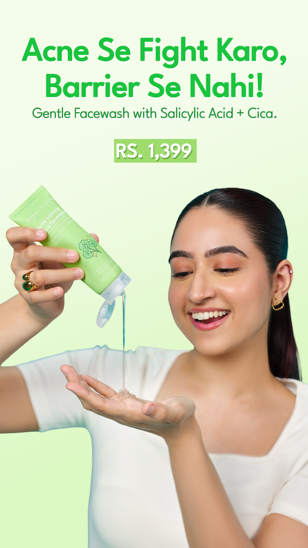 Organic Traveller - Skincare Facebook ad