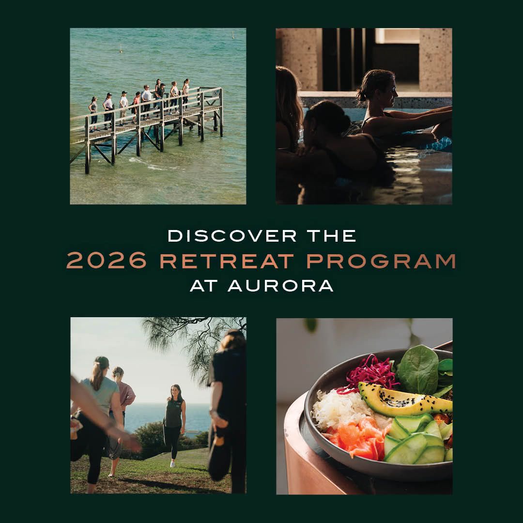 Aurora Spa & Bathhouse Facebook ad: Retreat with us this year