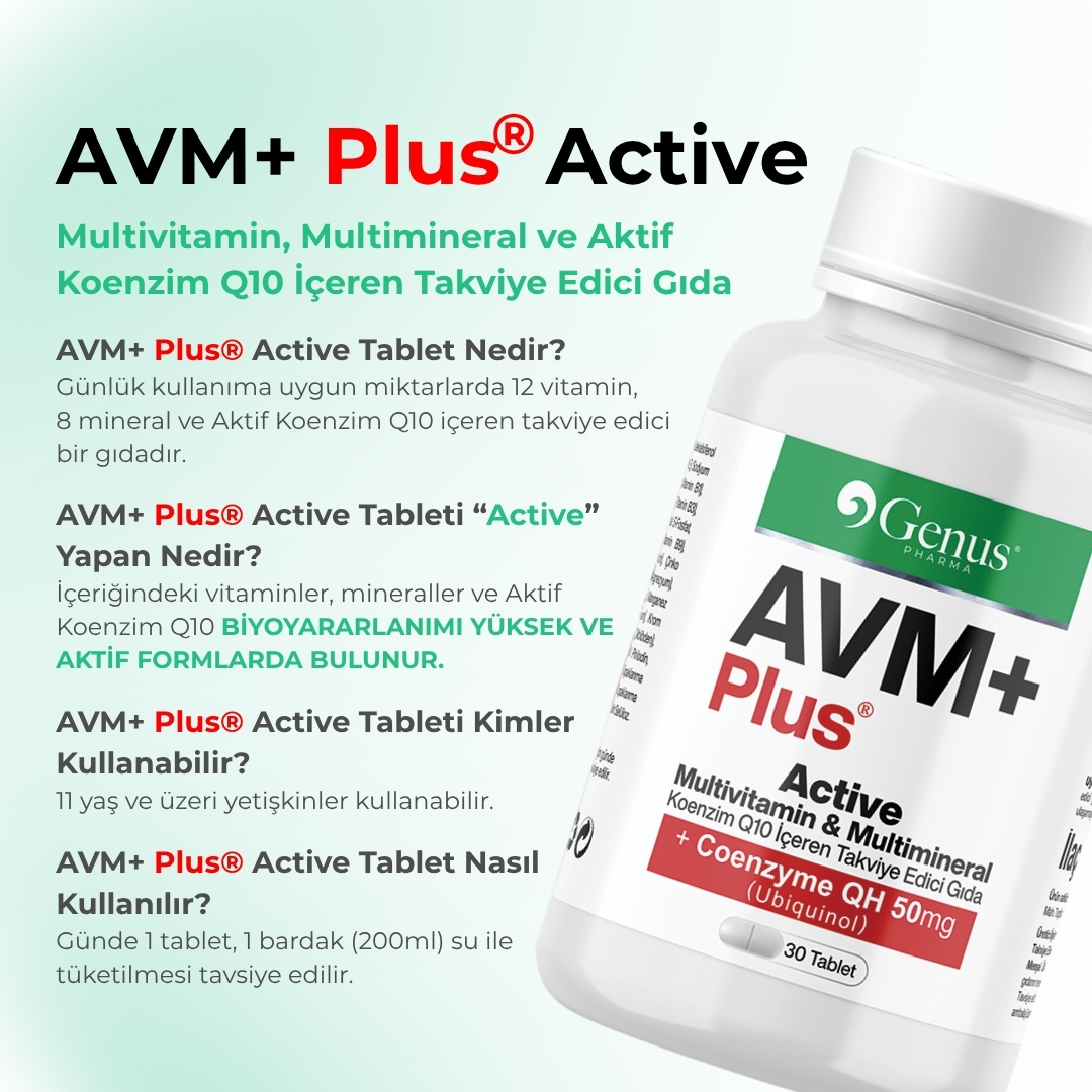 Genuspharma.tr Facebook ad: Günlük kullanıma uygun, aktif vitamin formları içeren…