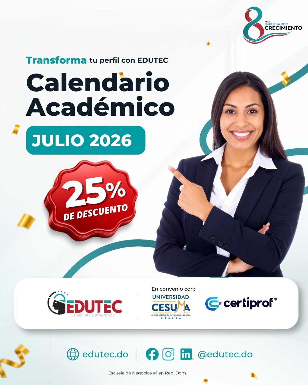 Centro de capacitaciones Edutec Facebook ad