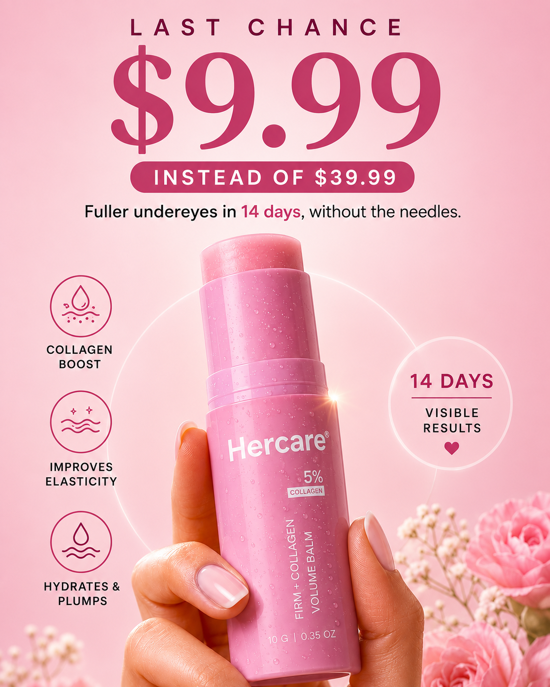 TryHercare Facebook ad from Aug 27, 2026