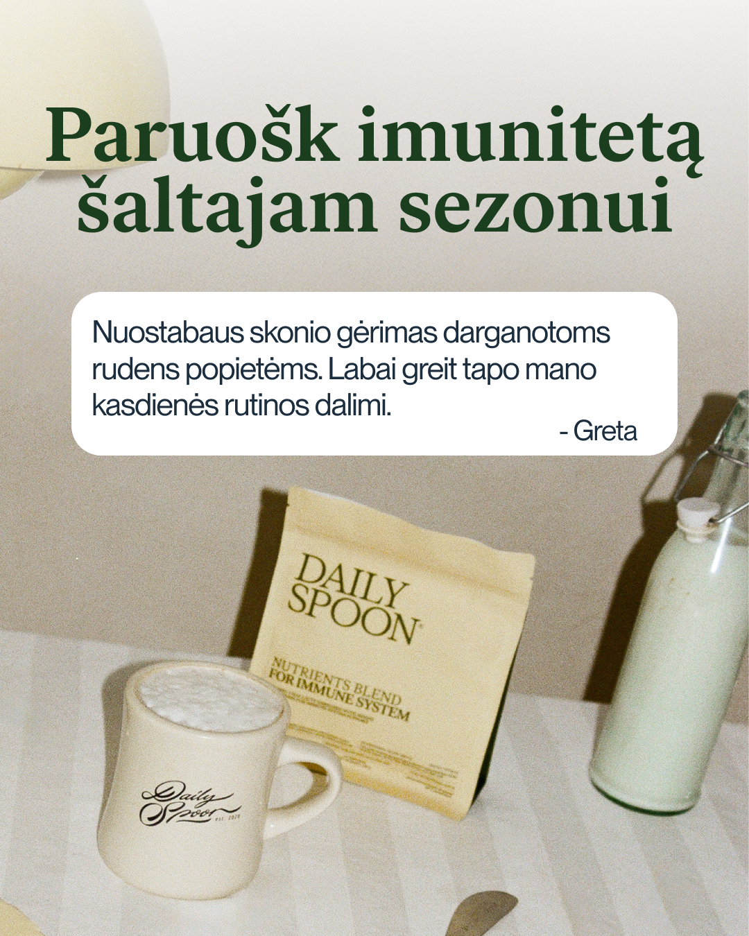 Daily Spoon Facebook ad: SEZONO BESTSELERIS