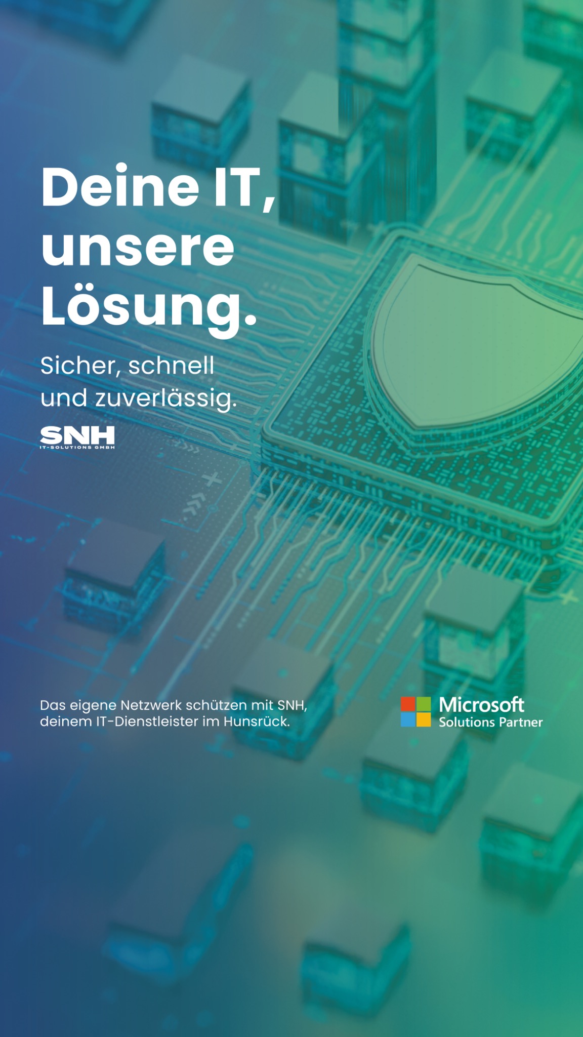 SNH IT-Solutions GmbH Facebook ad from Jul 17, 2025