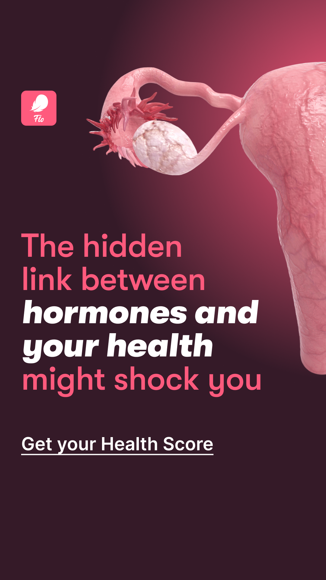 Flo Period Tracker App Facebook ad
