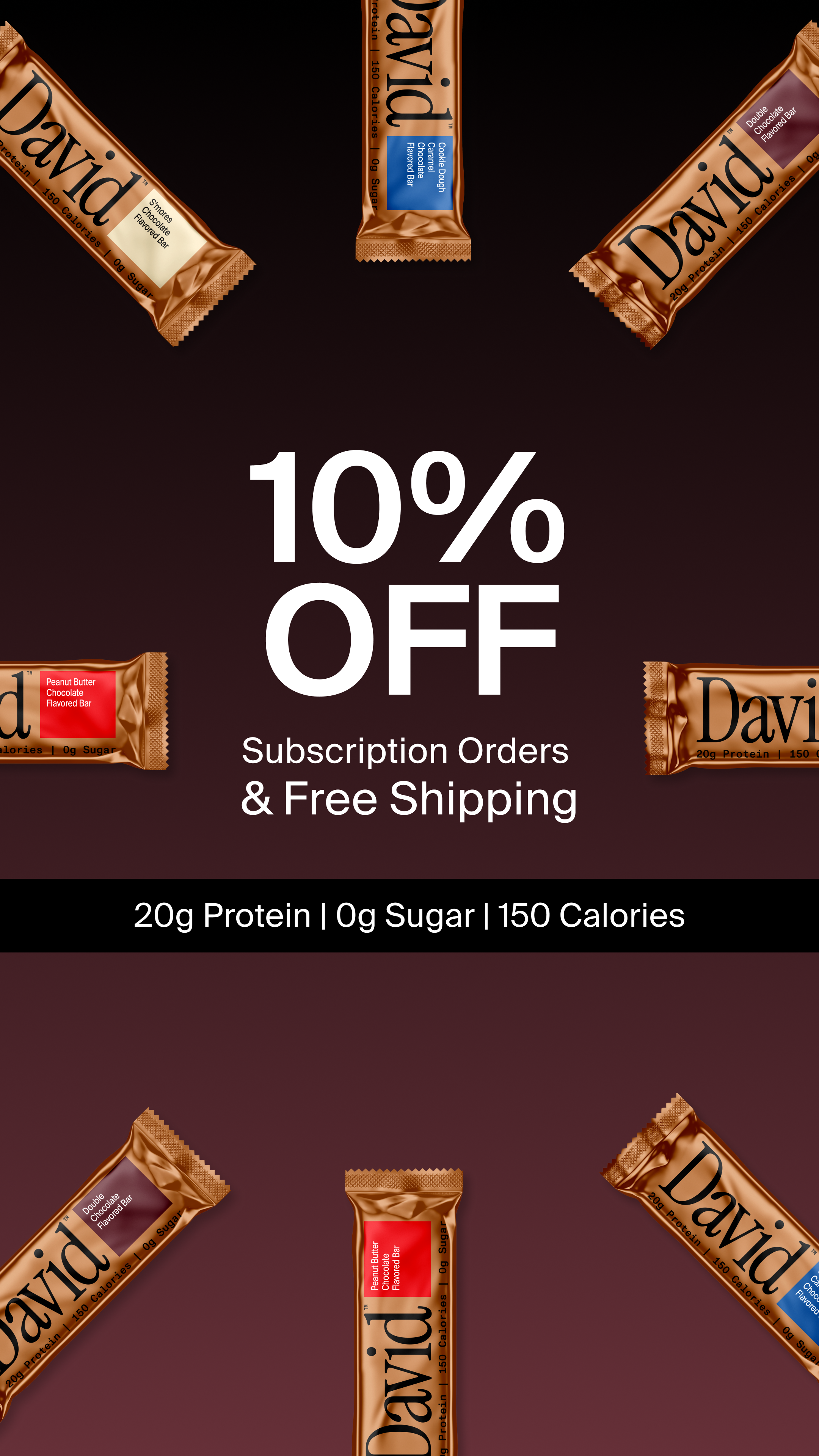 David Protein Facebook ad