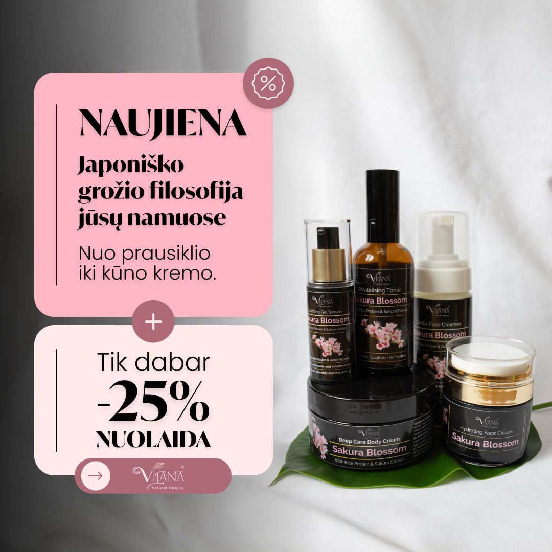 Vilana Natural Beauty Lietuva Facebook ad
