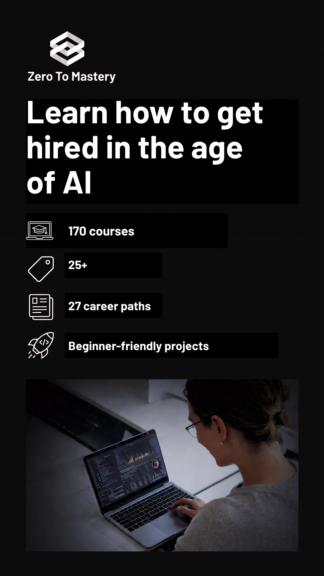 Zero To Mastery Facebook ad