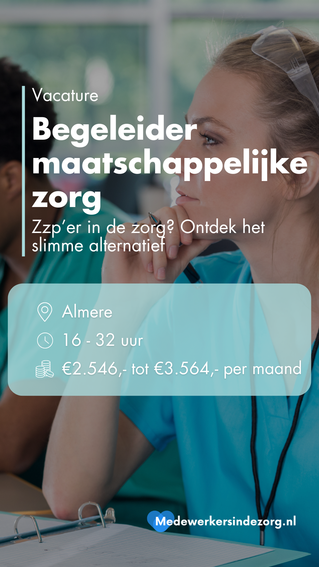 Medewerkersindezorg.nl Facebook ad from Feb 17, 2026
