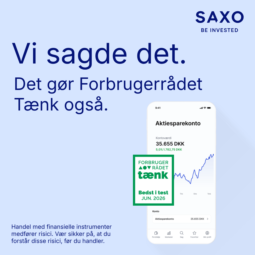 Saxo Bank Facebook ad