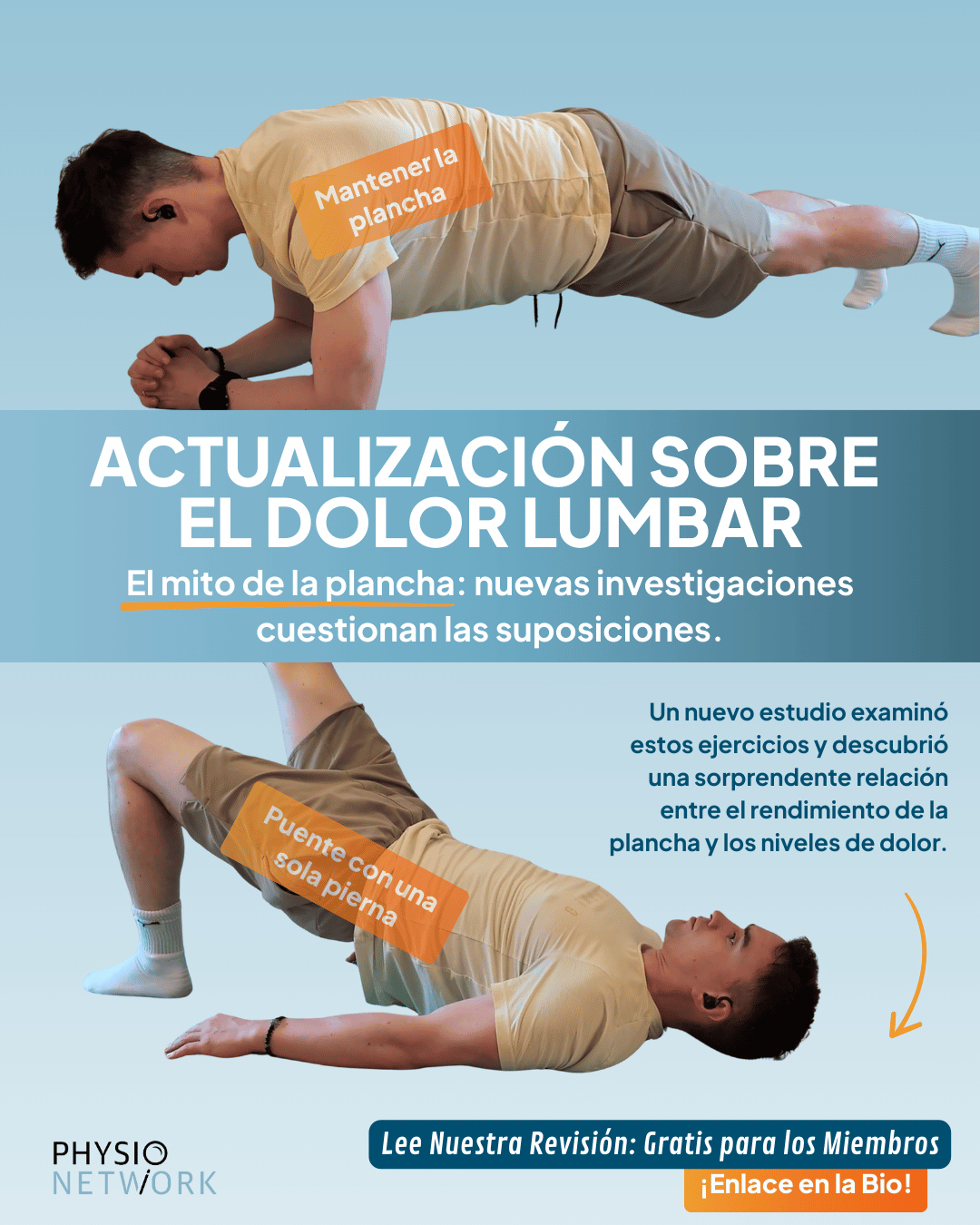 Physio Network Español Facebook ad: NUEVA investigación - ¡Haga clic para leer!