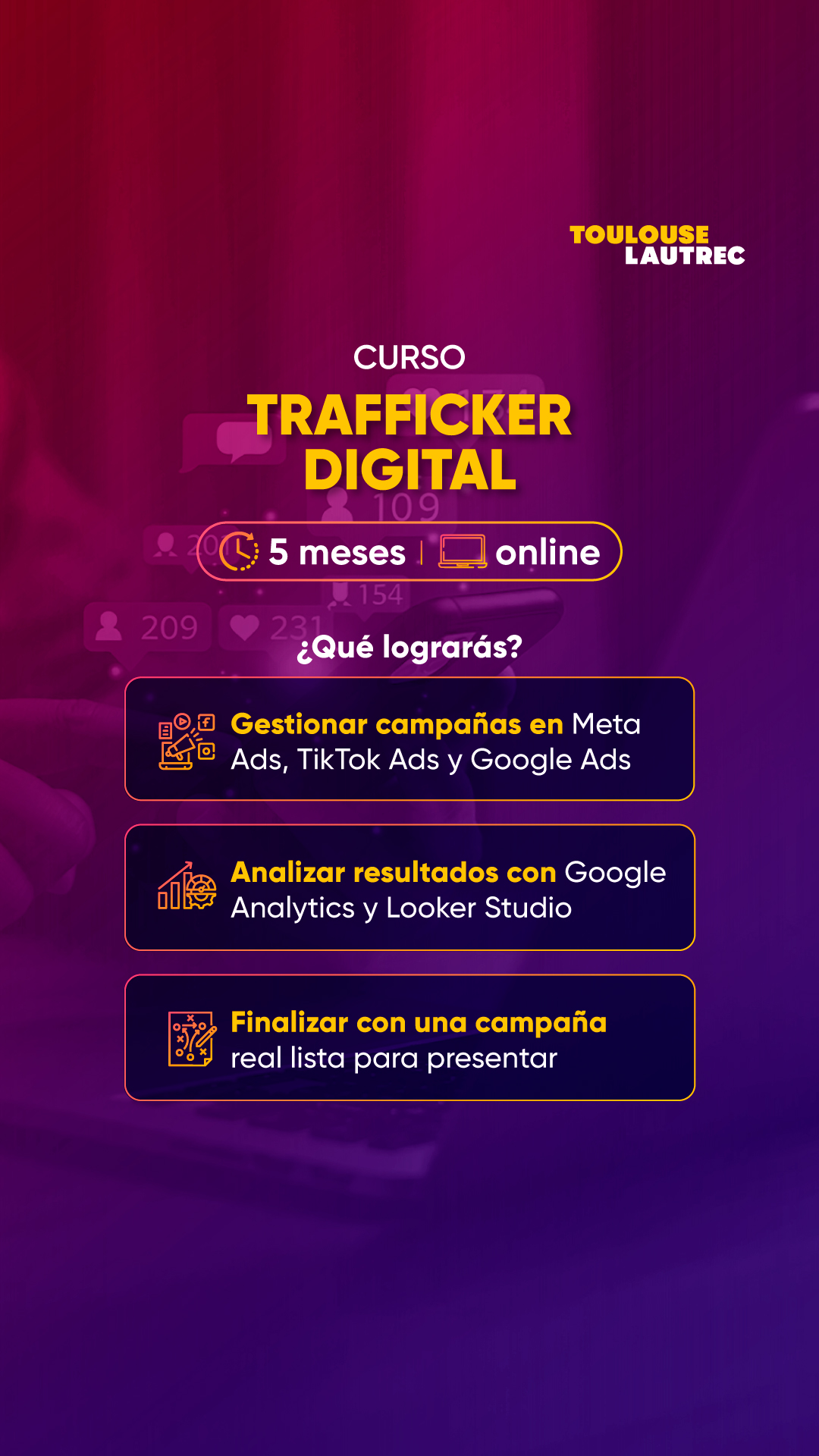 Toulouse Lautrec Educación Continua Facebook ad