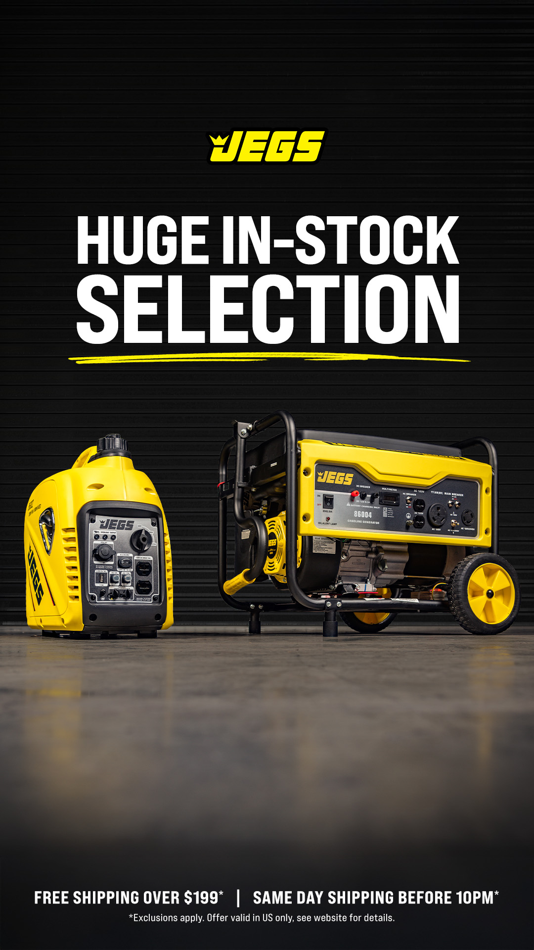 JEGS Performance Facebook ad