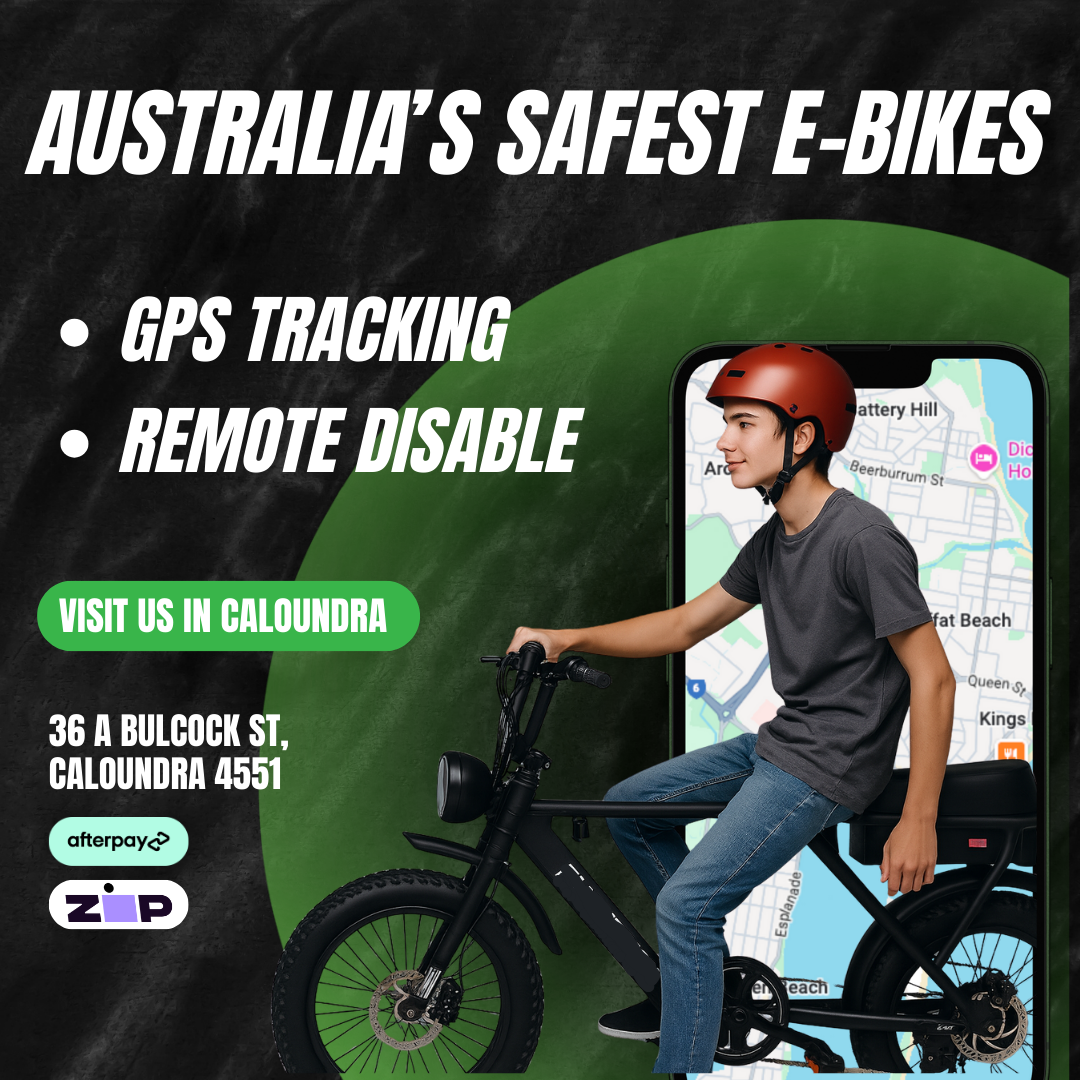 Ryd up Sunshine Coast e-rides Facebook ad: Kids want freedom.