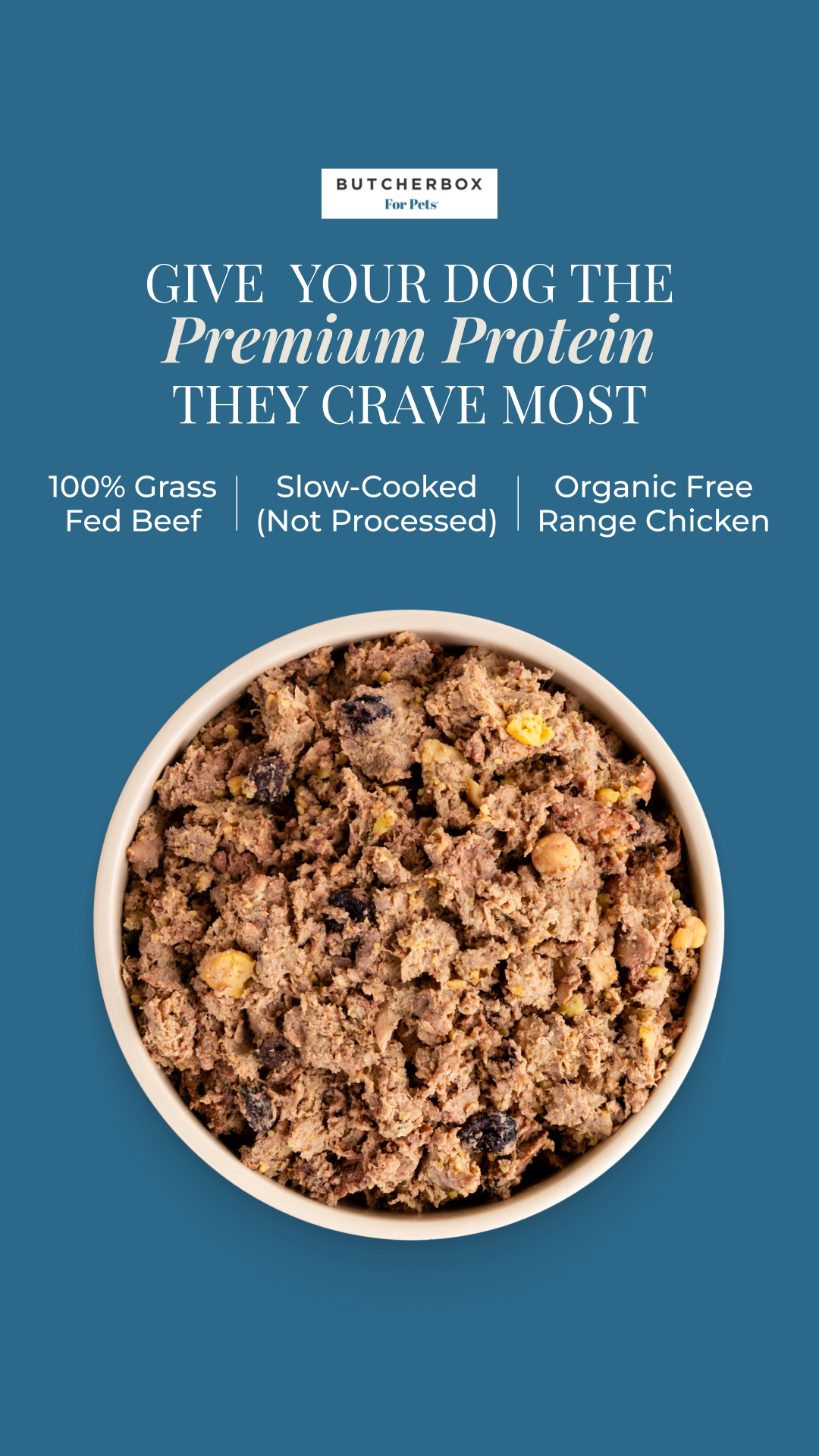 ButcherBox For Pets Facebook ad from Jan 15, 2026