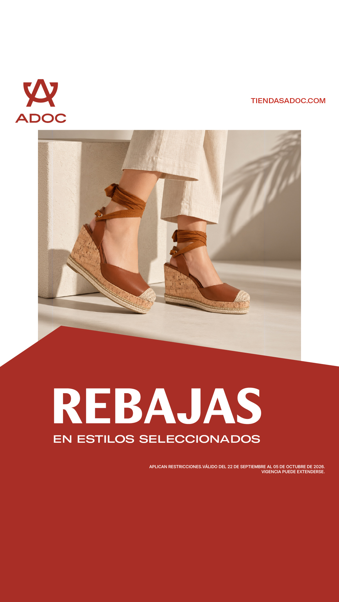 ADOC Costa Rica Facebook ad: Hasta 40% off