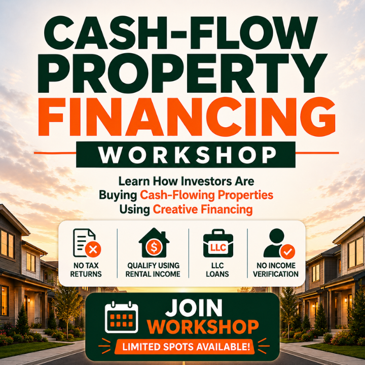 Demar Q Chapman, Mortgage Expert Facebook ad: Join Our Free Investor Financing Workshop!