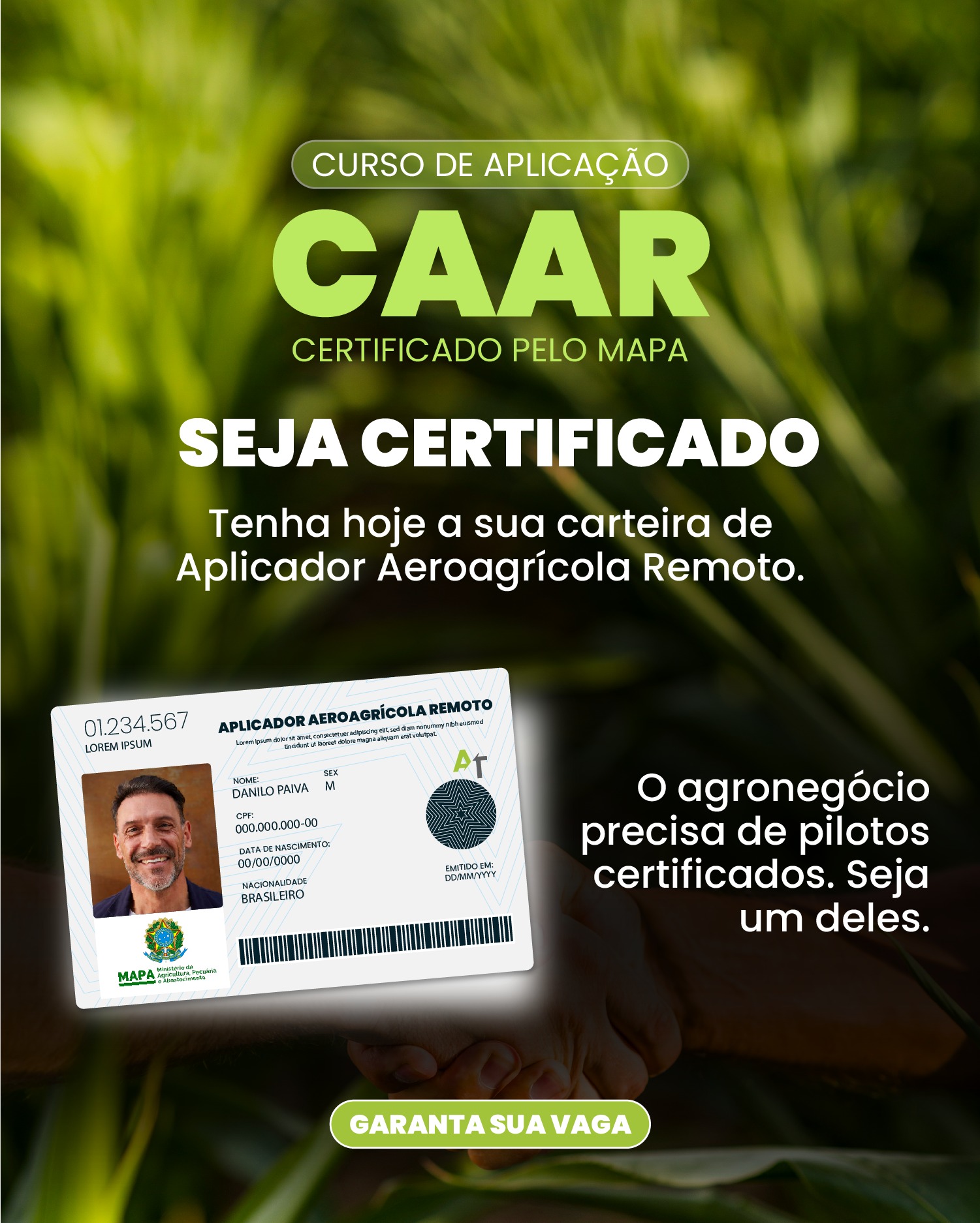 agritechdrones Facebook ad: Curso Aplicador Aeroagrícola Remoto (CAAR) - Agritech Drones