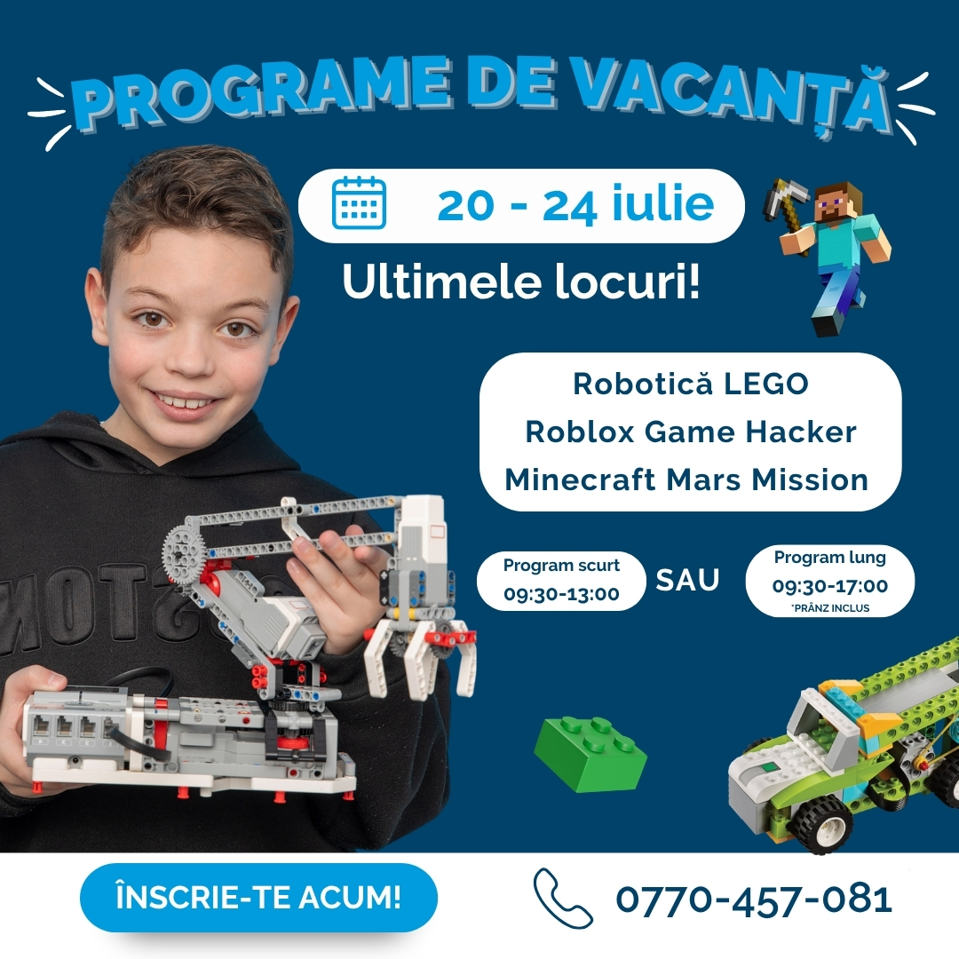 Logiscool Oradea Facebook ad: Cea mai tare aventură educațională a verii!