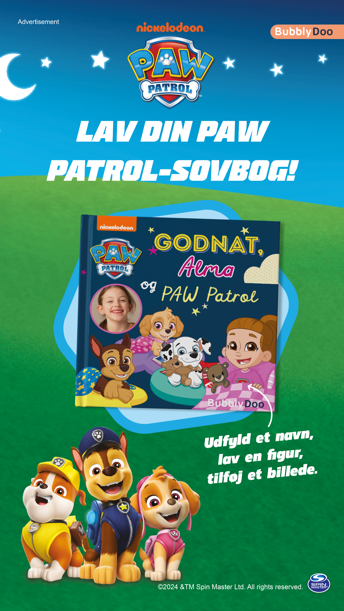 BubblyDoo Bøger Facebook ad