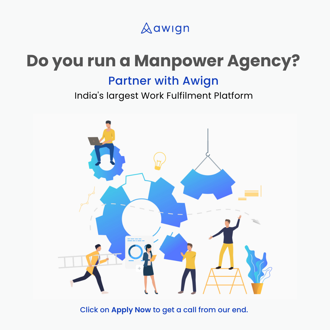Awign 2.0 Facebook ad: Looking for Manpower Agencies