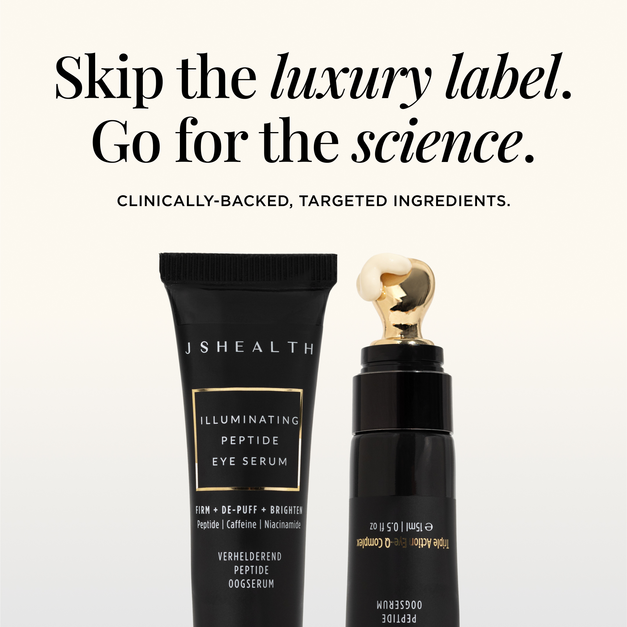 JSHealth Vitamins Ritual Facebook ad: THE ONLY EYE SERUM THAT WORKS!