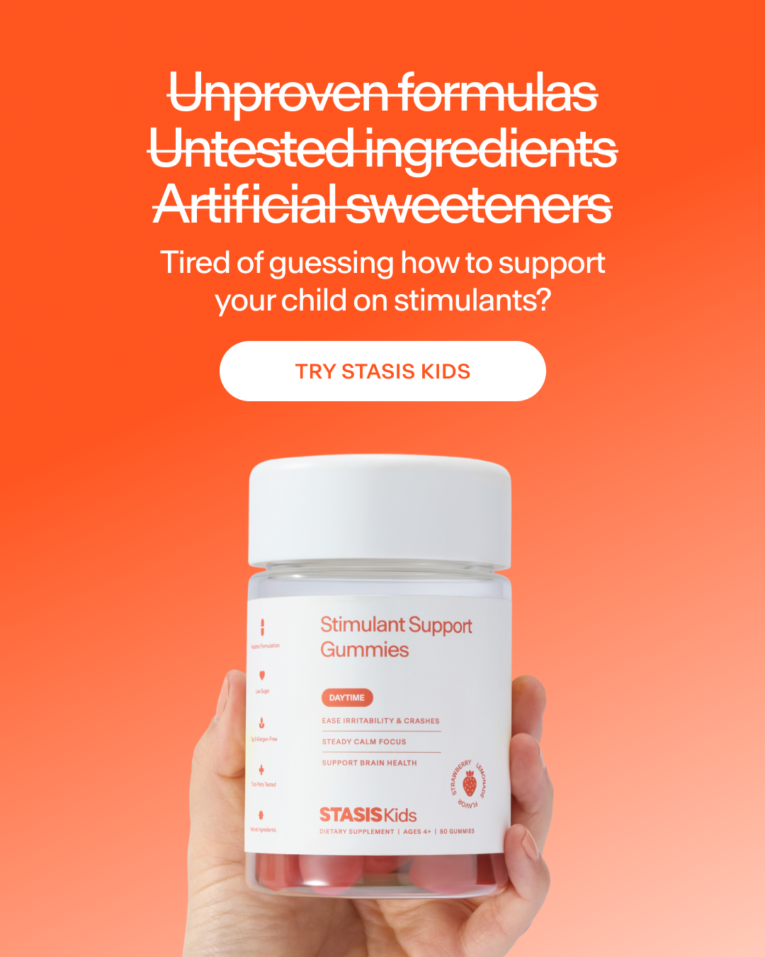 Stasis Kids Facebook ad