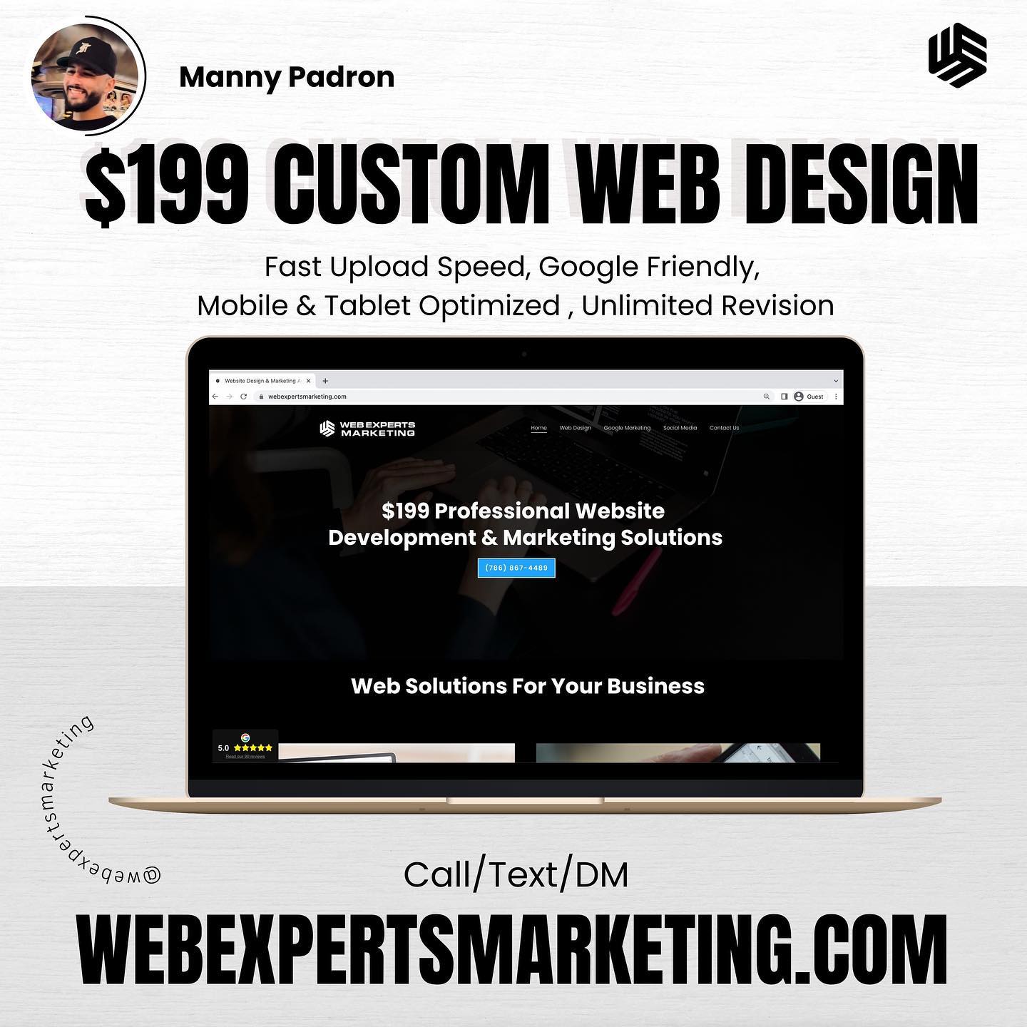 Web Experts Marketing Facebook ad: Attract more clients and grow your business with…