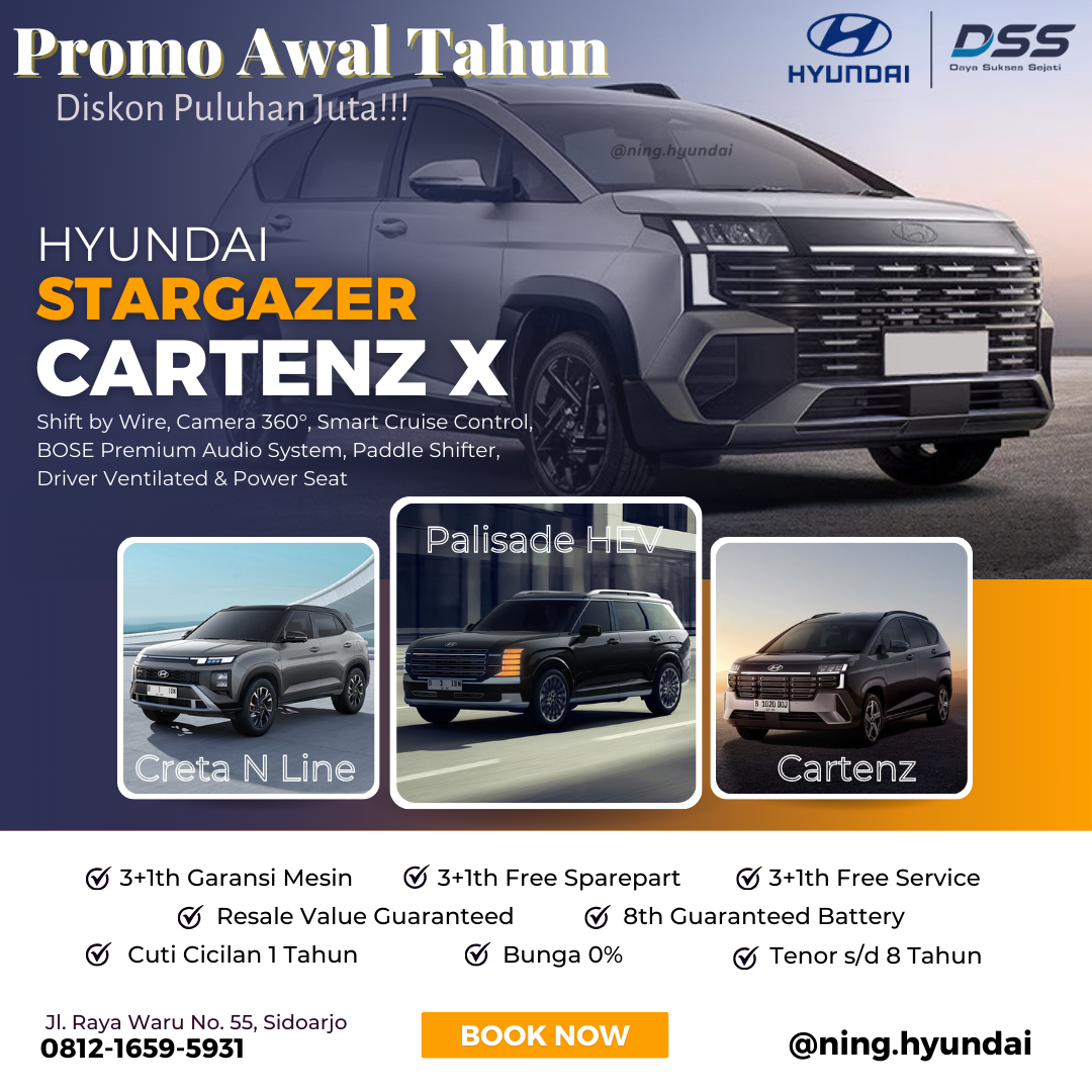 HyundaiSurabaya_Ningrum Facebook ad: DETIK-DETIK TERAKHIR PROMO HYUNDAI 2025!