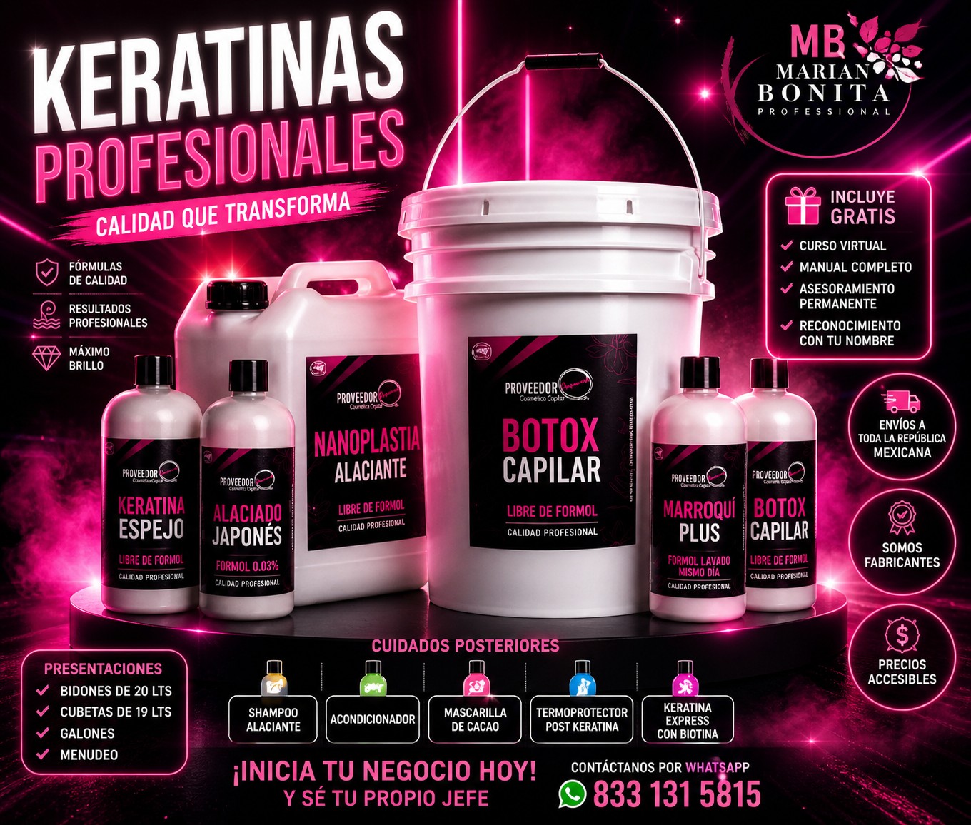Fabrica de Keratinas Capilares Marian Bonita Facebook ad