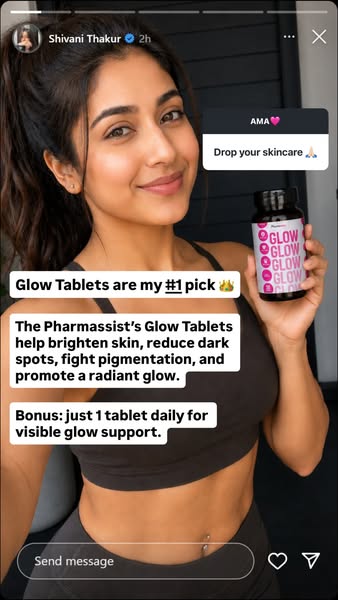 The Pharmassist Facebook ad: Brighten & Hydrate Skin Naturally