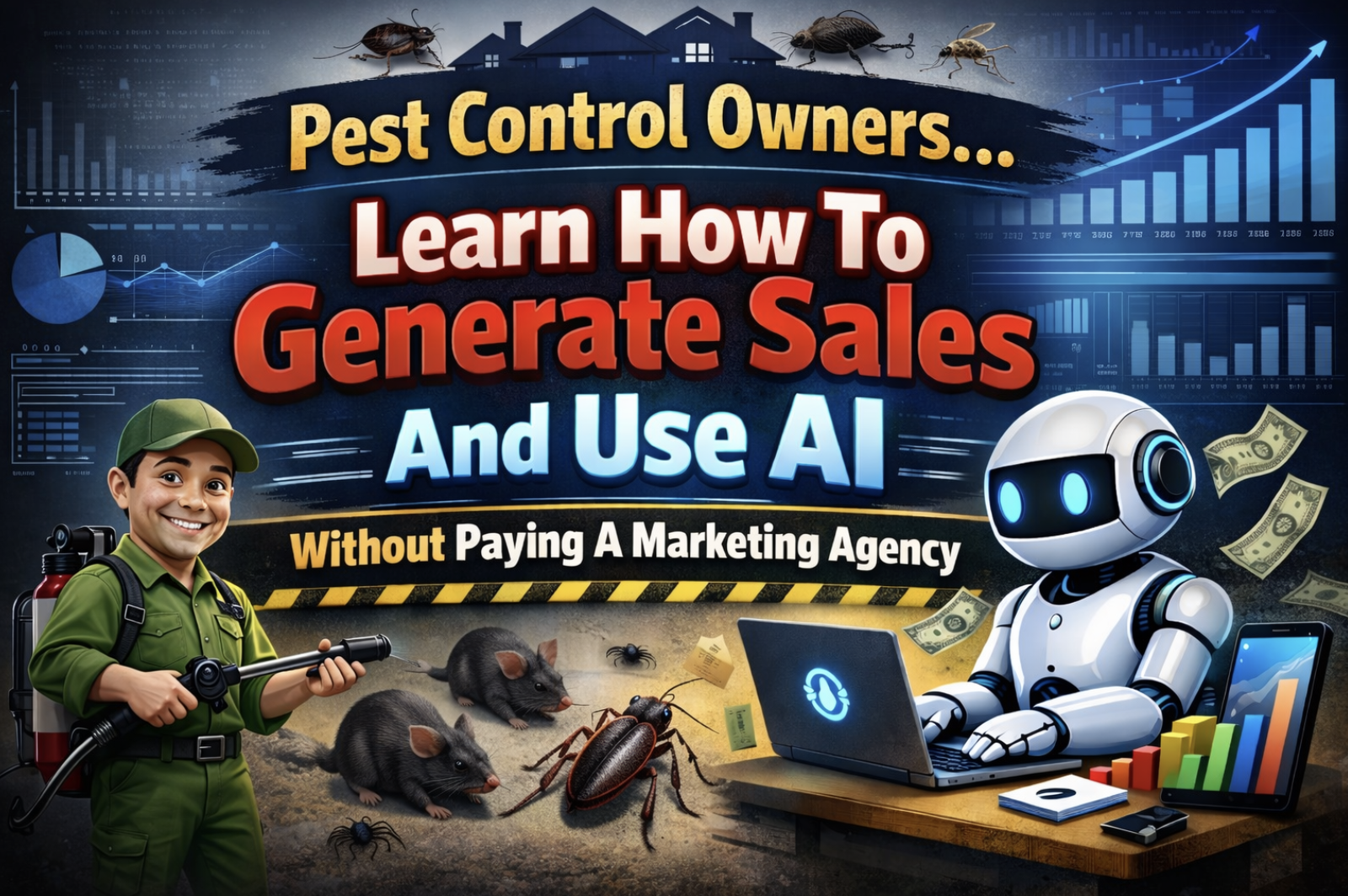 Pest Control Millionaires Facebook ad