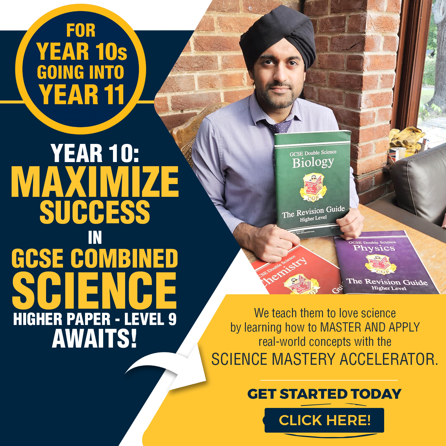 Satvir Channa - Science Tutor Facebook ad