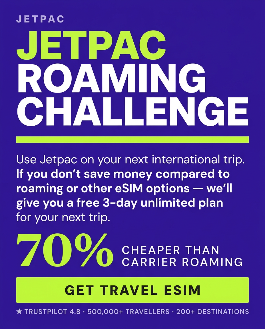 Jetpac Facebook ad