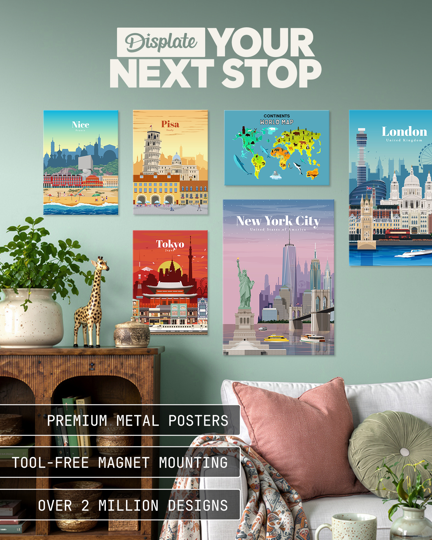Displate Facebook ad
