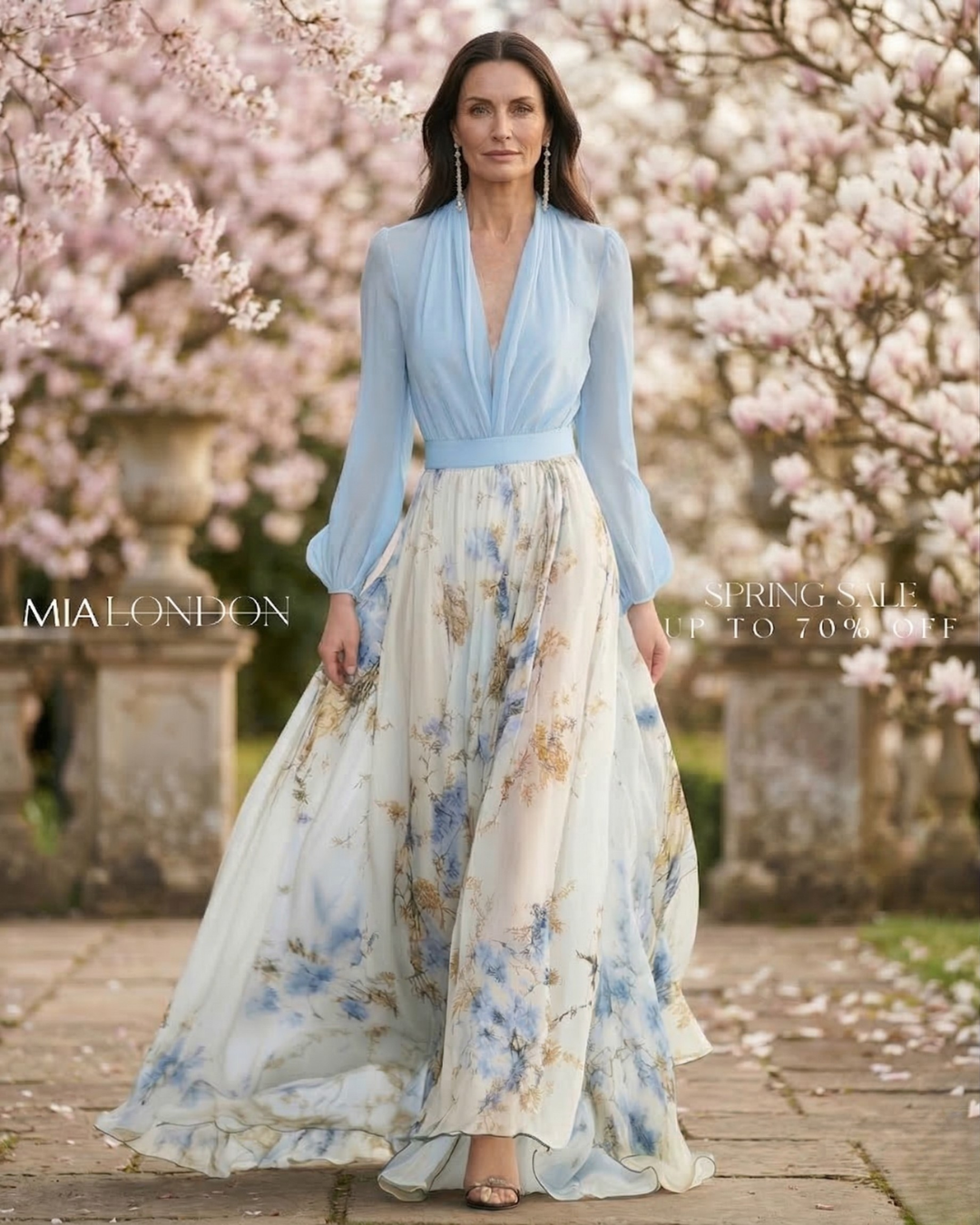 MIA London Facebook ad: Effortless Elegance, Now Up To 70% Off