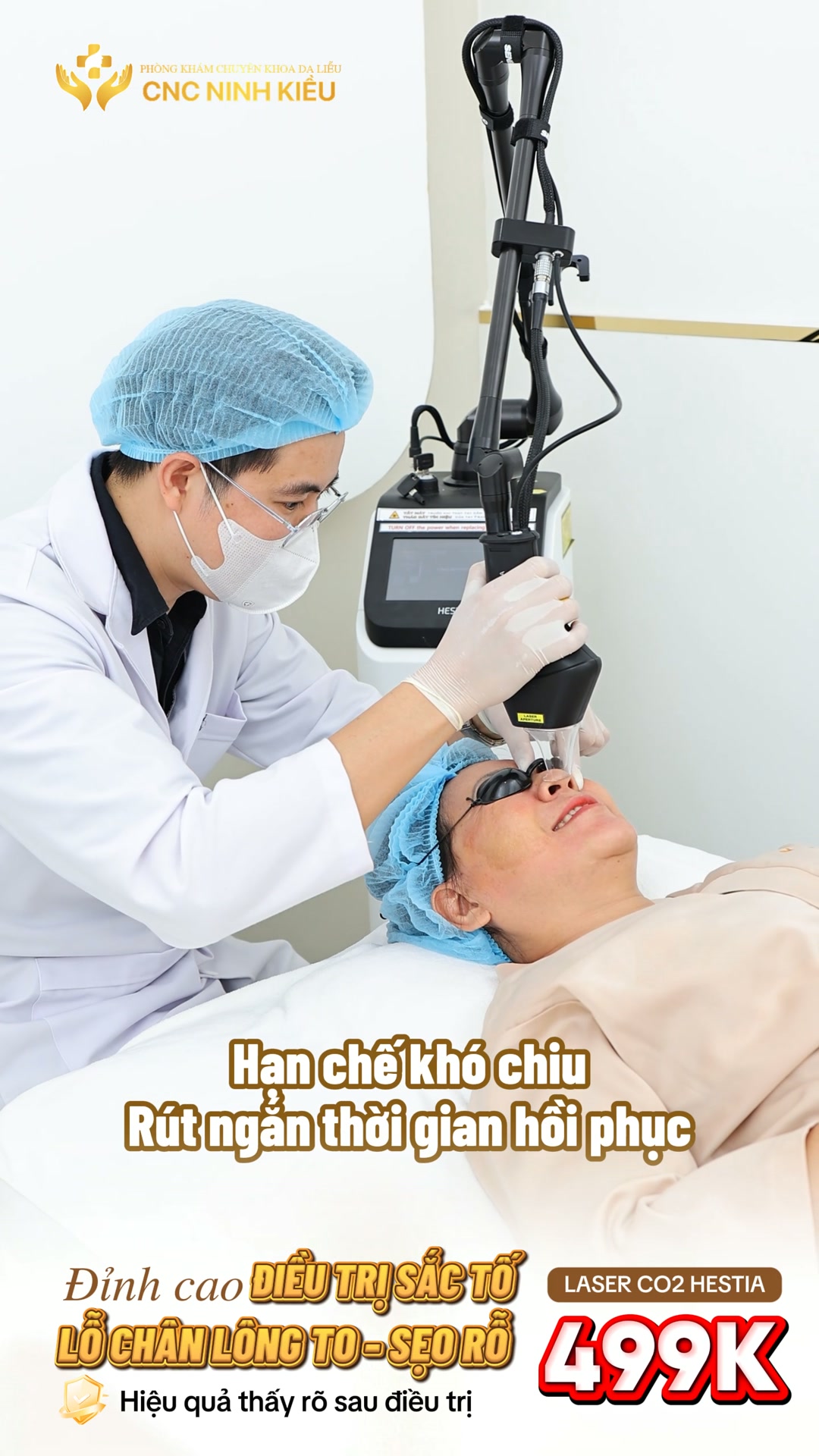 Phòng Khám Chuyên Khoa Da Liễu CNC Ninh Kiều Facebook ad: 499k 𝐧𝐚́𝐦, 𝐬𝐞̣𝐨 𝐫𝐨̂̃ đ𝐞̂́𝐧 𝐥𝐚̃𝐨 𝐡𝐨́𝐚