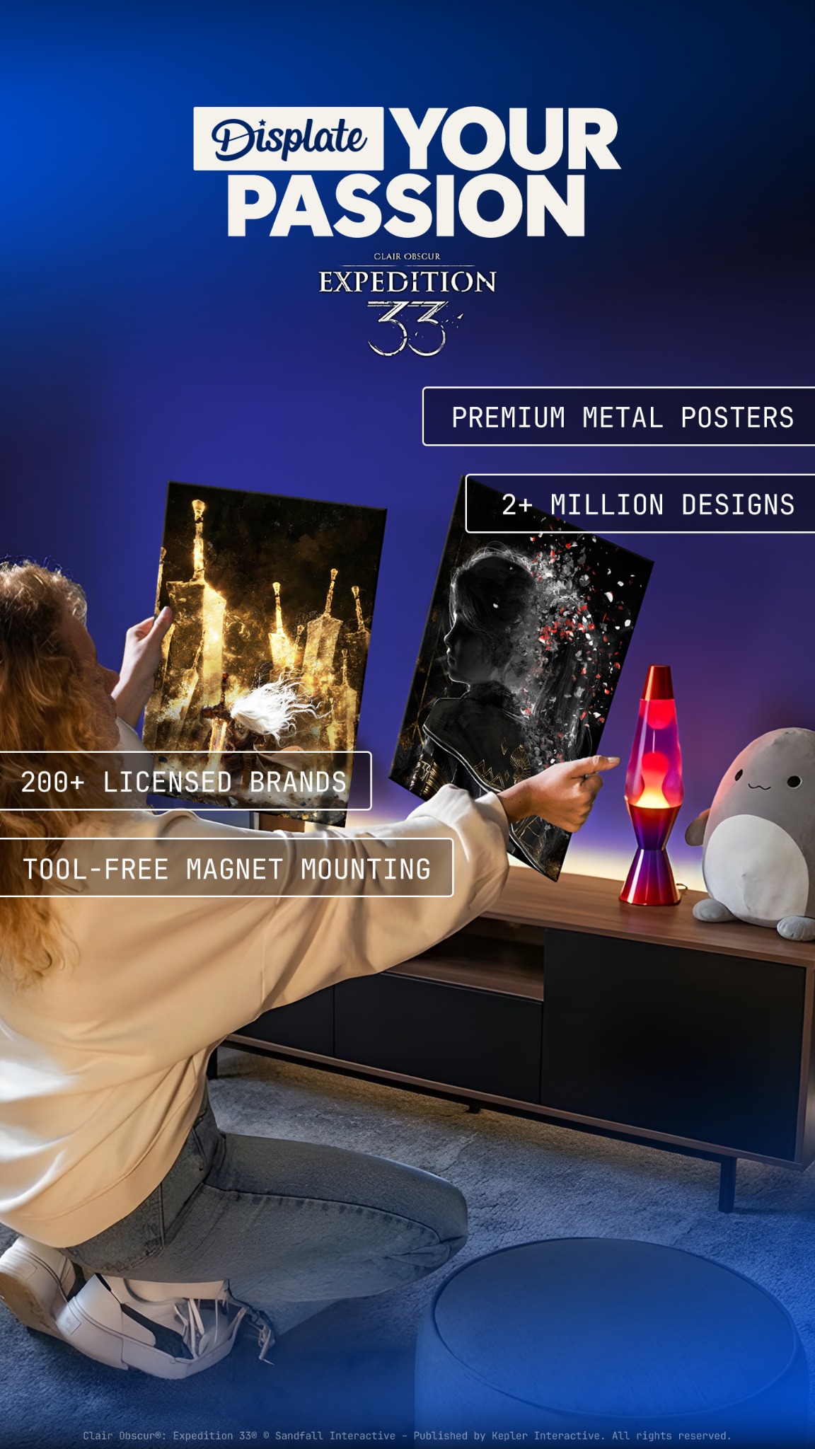 Displate Facebook ad