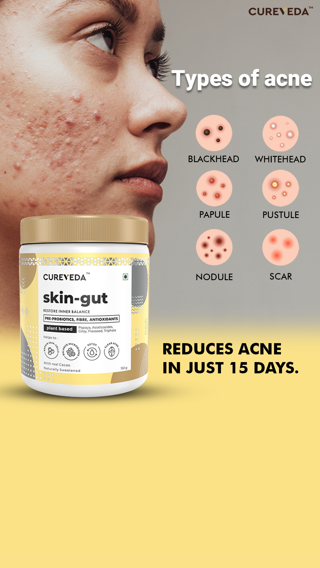 Cureveda Remedies Facebook ad
